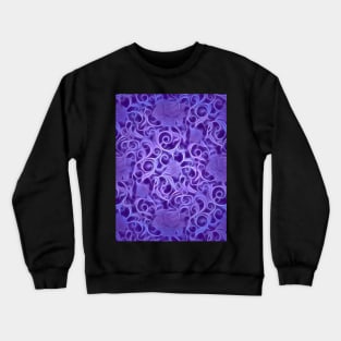 Floral Purple Passion Crewneck Sweatshirt